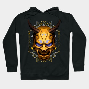 shinigami oni mask samurai Hoodie